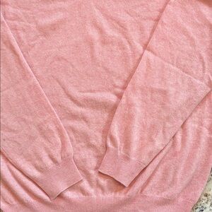 KINROSS Chic Pink Crew Neck Sweater 100% cashmere